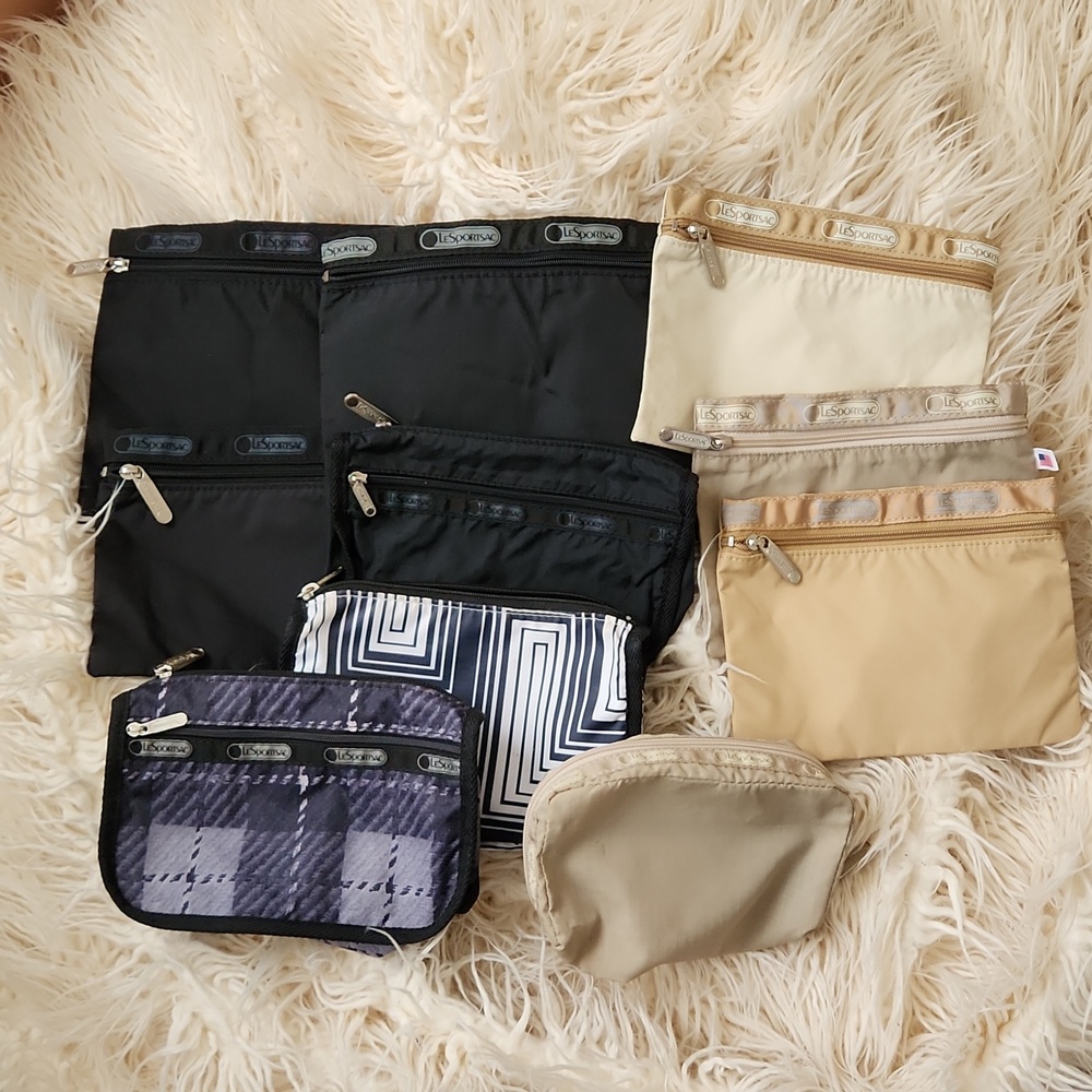 Le Sportsac Zipper Pouches and Cosmetic Cases
